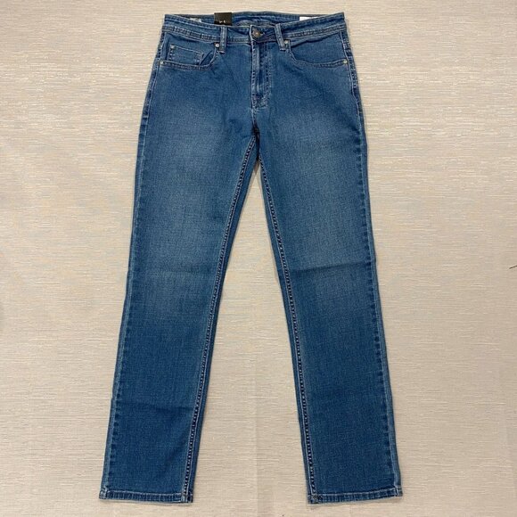 Buffalo David Bitton Jack Jeans Mens 32 x 32 Slim Fit Straight Medium Wash Denim - Picture 2 of 12